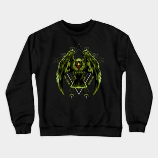 crow retro vintage Crewneck Sweatshirt